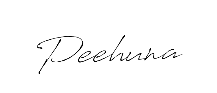 The best way (Antro_Vectra) to make a short signature is to pick only two or three words in your name. The name Peehuna include a total of six letters. For converting this name. Peehuna signature style 6 images and pictures png