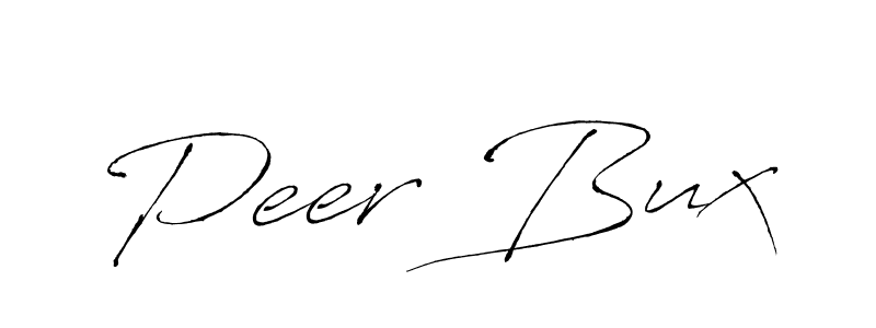 Peer Bux stylish signature style. Best Handwritten Sign (Antro_Vectra) for my name. Handwritten Signature Collection Ideas for my name Peer Bux. Peer Bux signature style 6 images and pictures png