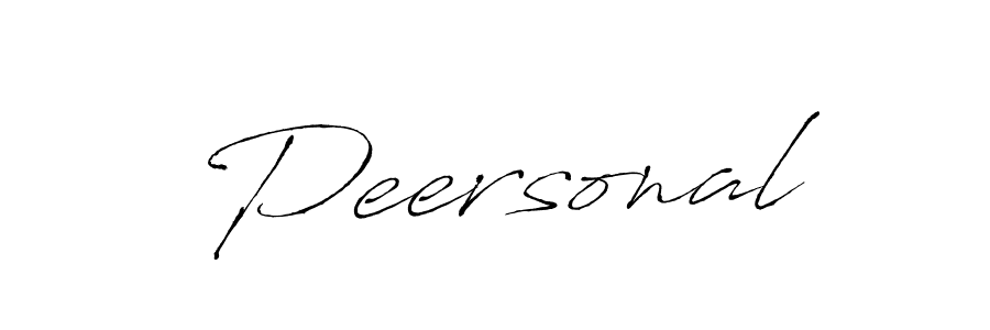 Make a beautiful signature design for name Peersonal. With this signature (Antro_Vectra) style, you can create a handwritten signature for free. Peersonal signature style 6 images and pictures png