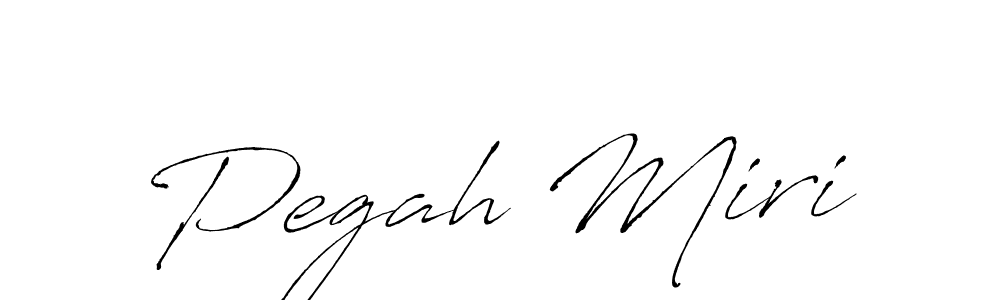 Make a beautiful signature design for name Pegah Miri. With this signature (Antro_Vectra) style, you can create a handwritten signature for free. Pegah Miri signature style 6 images and pictures png