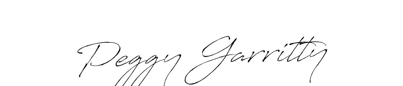 Create a beautiful signature design for name Peggy Garritty. With this signature (Antro_Vectra) fonts, you can make a handwritten signature for free. Peggy Garritty signature style 6 images and pictures png