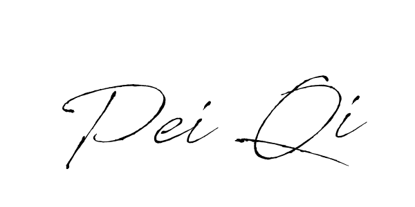 Best and Professional Signature Style for Pei Qi. Antro_Vectra Best Signature Style Collection. Pei Qi signature style 6 images and pictures png