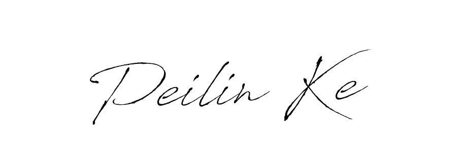 Make a beautiful signature design for name Peilin Ke. With this signature (Antro_Vectra) style, you can create a handwritten signature for free. Peilin Ke signature style 6 images and pictures png