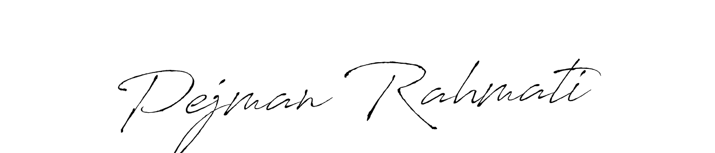 Use a signature maker to create a handwritten signature online. With this signature software, you can design (Antro_Vectra) your own signature for name Pejman Rahmati. Pejman Rahmati signature style 6 images and pictures png