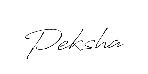 You should practise on your own different ways (Antro_Vectra) to write your name (Peksha) in signature. don't let someone else do it for you. Peksha signature style 6 images and pictures png