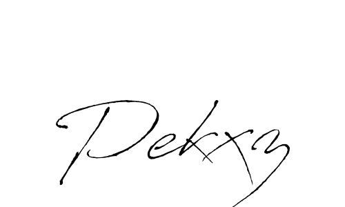 Design your own signature with our free online signature maker. With this signature software, you can create a handwritten (Antro_Vectra) signature for name Pekxz. Pekxz signature style 6 images and pictures png