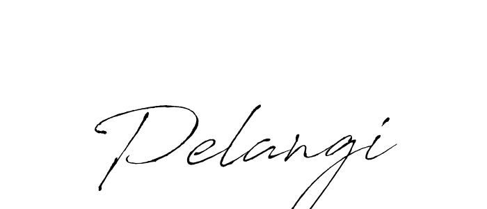 Create a beautiful signature design for name Pelangi. With this signature (Antro_Vectra) fonts, you can make a handwritten signature for free. Pelangi signature style 6 images and pictures png