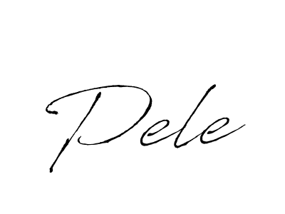 Use a signature maker to create a handwritten signature online. With this signature software, you can design (Antro_Vectra) your own signature for name Pele. Pele signature style 6 images and pictures png