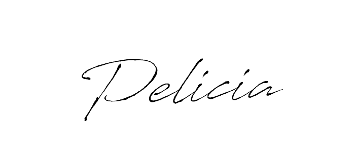 Create a beautiful signature design for name Pelicia. With this signature (Antro_Vectra) fonts, you can make a handwritten signature for free. Pelicia signature style 6 images and pictures png