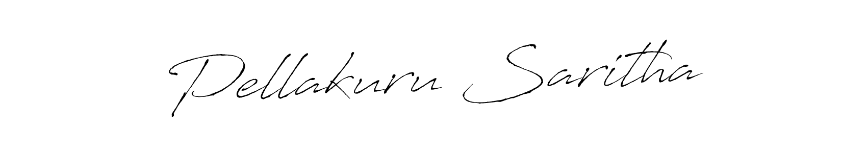 Pellakuru Saritha stylish signature style. Best Handwritten Sign (Antro_Vectra) for my name. Handwritten Signature Collection Ideas for my name Pellakuru Saritha. Pellakuru Saritha signature style 6 images and pictures png