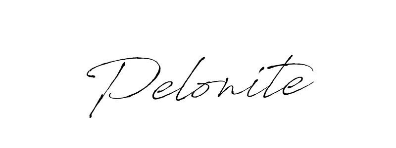 Make a beautiful signature design for name Pelonite. With this signature (Antro_Vectra) style, you can create a handwritten signature for free. Pelonite signature style 6 images and pictures png