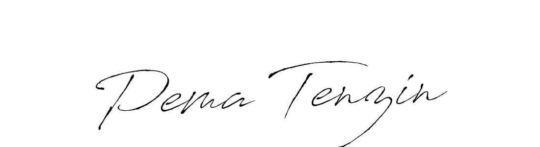 Pema Tenzin stylish signature style. Best Handwritten Sign (Antro_Vectra) for my name. Handwritten Signature Collection Ideas for my name Pema Tenzin. Pema Tenzin signature style 6 images and pictures png