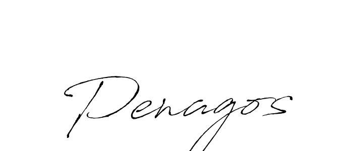 How to make Penagos signature? Antro_Vectra is a professional autograph style. Create handwritten signature for Penagos name. Penagos signature style 6 images and pictures png