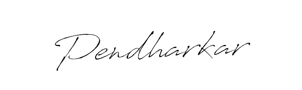 Design your own signature with our free online signature maker. With this signature software, you can create a handwritten (Antro_Vectra) signature for name Pendharkar. Pendharkar signature style 6 images and pictures png