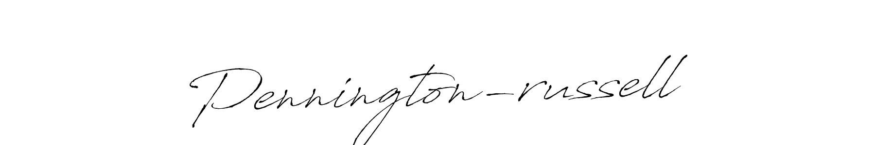 How to make Pennington-russell signature? Antro_Vectra is a professional autograph style. Create handwritten signature for Pennington-russell name. Pennington-russell signature style 6 images and pictures png