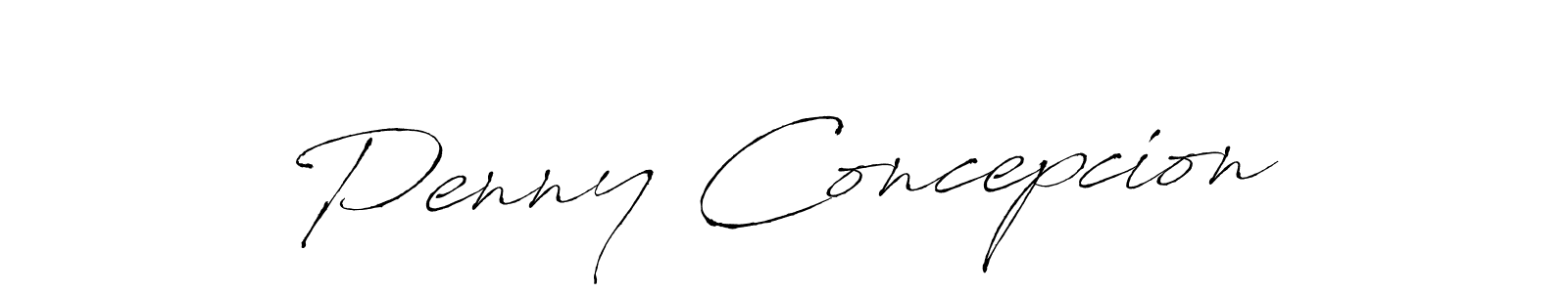 Also we have Penny Concepcion name is the best signature style. Create professional handwritten signature collection using Antro_Vectra autograph style. Penny Concepcion signature style 6 images and pictures png