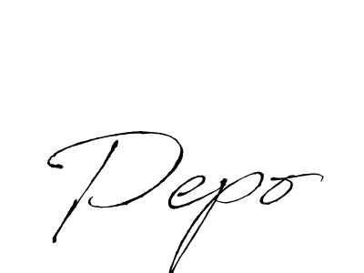 Use a signature maker to create a handwritten signature online. With this signature software, you can design (Antro_Vectra) your own signature for name Pepo. Pepo signature style 6 images and pictures png