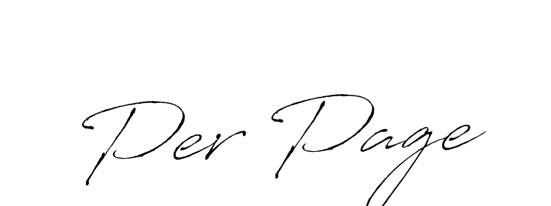 It looks lik you need a new signature style for name Per Page. Design unique handwritten (Antro_Vectra) signature with our free signature maker in just a few clicks. Per Page signature style 6 images and pictures png