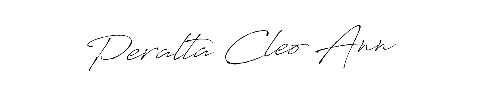 Design your own signature with our free online signature maker. With this signature software, you can create a handwritten (Antro_Vectra) signature for name Peralta Cleo Ann. Peralta Cleo Ann signature style 6 images and pictures png