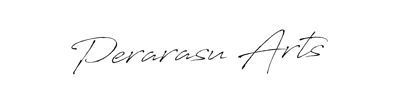 How to make Perarasu Arts signature? Antro_Vectra is a professional autograph style. Create handwritten signature for Perarasu Arts name. Perarasu Arts signature style 6 images and pictures png