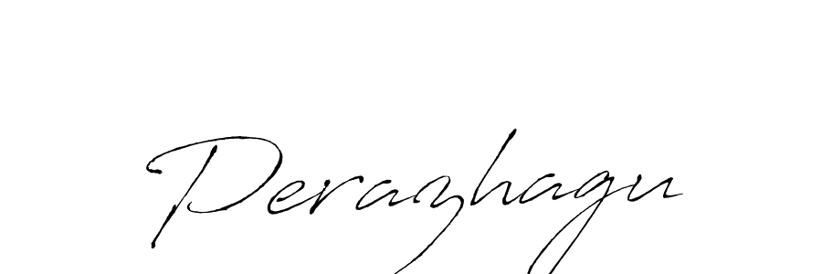 Make a beautiful signature design for name Perazhagu. With this signature (Antro_Vectra) style, you can create a handwritten signature for free. Perazhagu signature style 6 images and pictures png