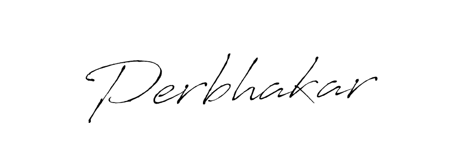 You should practise on your own different ways (Antro_Vectra) to write your name (Perbhakar) in signature. don't let someone else do it for you. Perbhakar signature style 6 images and pictures png