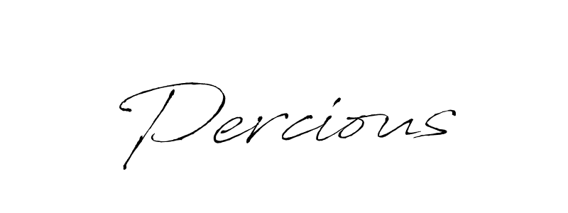 Use a signature maker to create a handwritten signature online. With this signature software, you can design (Antro_Vectra) your own signature for name Percious. Percious signature style 6 images and pictures png