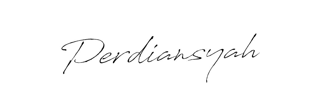 Design your own signature with our free online signature maker. With this signature software, you can create a handwritten (Antro_Vectra) signature for name Perdiansyah. Perdiansyah signature style 6 images and pictures png