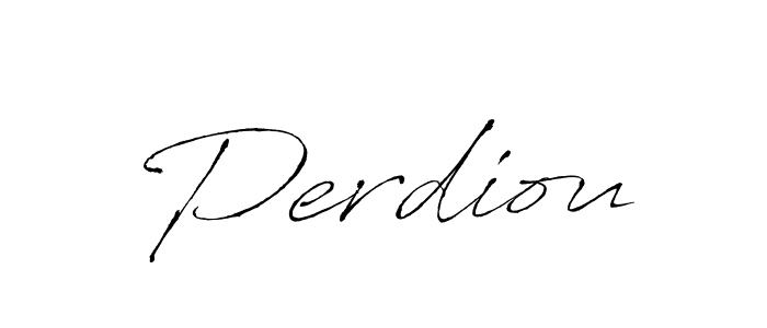 Use a signature maker to create a handwritten signature online. With this signature software, you can design (Antro_Vectra) your own signature for name Perdiou. Perdiou signature style 6 images and pictures png
