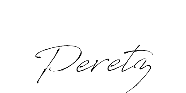 Peretz stylish signature style. Best Handwritten Sign (Antro_Vectra) for my name. Handwritten Signature Collection Ideas for my name Peretz. Peretz signature style 6 images and pictures png