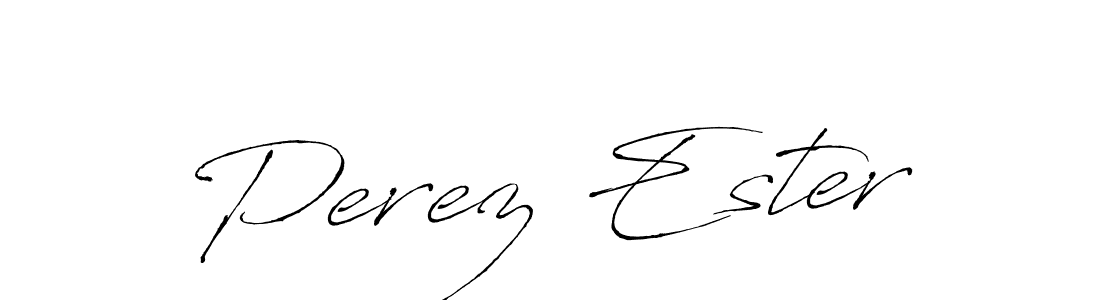 Use a signature maker to create a handwritten signature online. With this signature software, you can design (Antro_Vectra) your own signature for name Perez Ester. Perez Ester signature style 6 images and pictures png