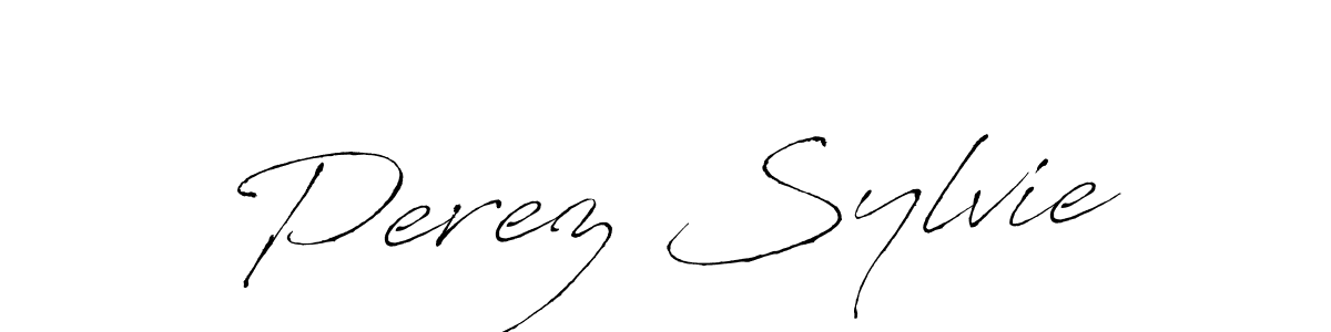 Design your own signature with our free online signature maker. With this signature software, you can create a handwritten (Antro_Vectra) signature for name Perez Sylvie. Perez Sylvie signature style 6 images and pictures png