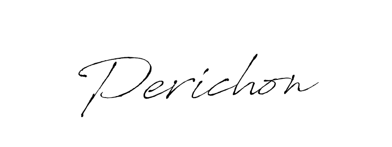 Perichon stylish signature style. Best Handwritten Sign (Antro_Vectra) for my name. Handwritten Signature Collection Ideas for my name Perichon. Perichon signature style 6 images and pictures png