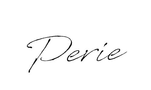 Perie stylish signature style. Best Handwritten Sign (Antro_Vectra) for my name. Handwritten Signature Collection Ideas for my name Perie. Perie signature style 6 images and pictures png