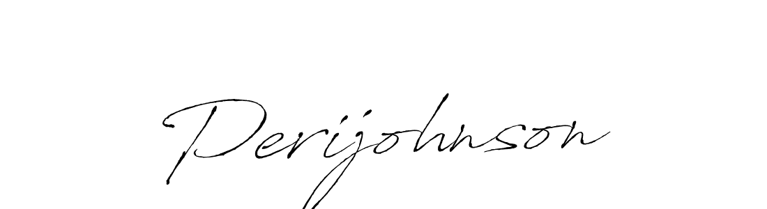 Use a signature maker to create a handwritten signature online. With this signature software, you can design (Antro_Vectra) your own signature for name Perijohnson. Perijohnson signature style 6 images and pictures png