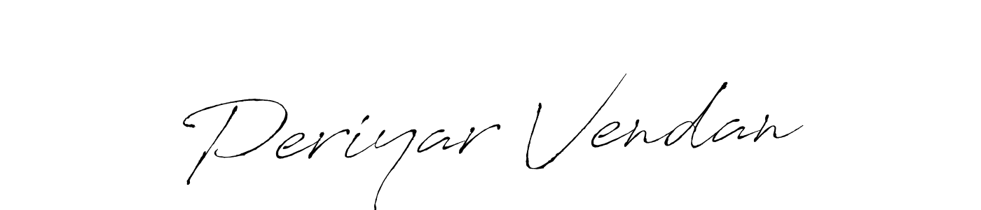 Create a beautiful signature design for name Periyar Vendan. With this signature (Antro_Vectra) fonts, you can make a handwritten signature for free. Periyar Vendan signature style 6 images and pictures png