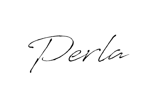 How to make Perla name signature. Use Antro_Vectra style for creating short signs online. This is the latest handwritten sign. Perla signature style 6 images and pictures png