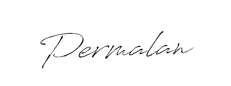 How to make Permalan signature? Antro_Vectra is a professional autograph style. Create handwritten signature for Permalan name. Permalan signature style 6 images and pictures png