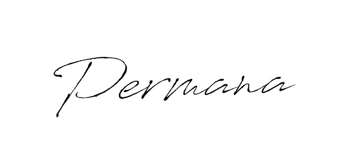 How to make Permana name signature. Use Antro_Vectra style for creating short signs online. This is the latest handwritten sign. Permana signature style 6 images and pictures png