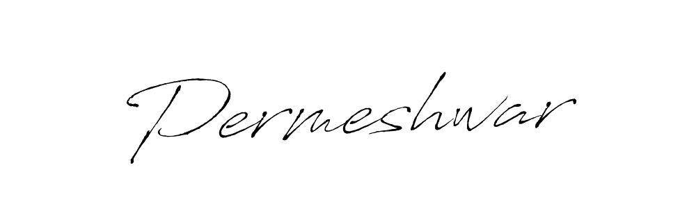 Create a beautiful signature design for name Permeshwar. With this signature (Antro_Vectra) fonts, you can make a handwritten signature for free. Permeshwar signature style 6 images and pictures png