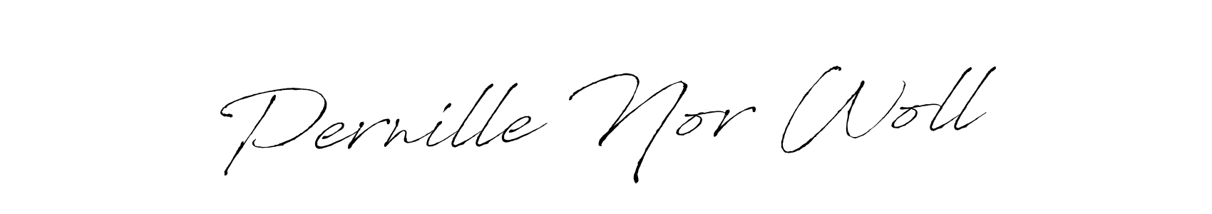 Antro_Vectra is a professional signature style that is perfect for those who want to add a touch of class to their signature. It is also a great choice for those who want to make their signature more unique. Get Pernille Nor Woll name to fancy signature for free. Pernille Nor Woll signature style 6 images and pictures png