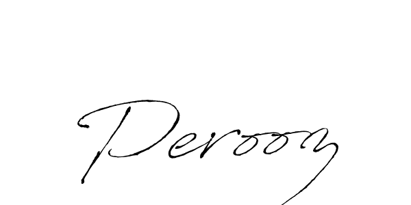 Create a beautiful signature design for name Perooz. With this signature (Antro_Vectra) fonts, you can make a handwritten signature for free. Perooz signature style 6 images and pictures png