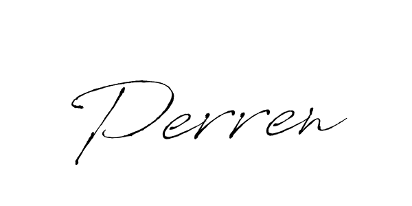 You should practise on your own different ways (Antro_Vectra) to write your name (Perren) in signature. don't let someone else do it for you. Perren signature style 6 images and pictures png