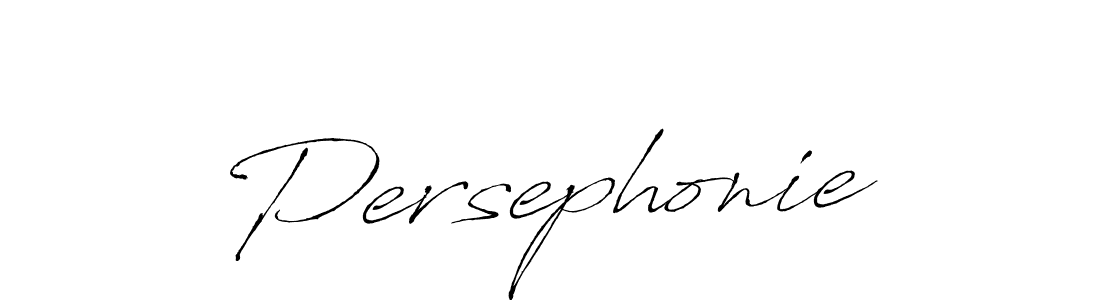 Use a signature maker to create a handwritten signature online. With this signature software, you can design (Antro_Vectra) your own signature for name Persephonie. Persephonie signature style 6 images and pictures png