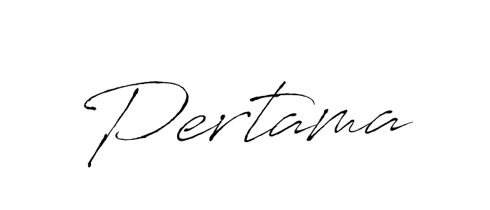 Use a signature maker to create a handwritten signature online. With this signature software, you can design (Antro_Vectra) your own signature for name Pertama. Pertama signature style 6 images and pictures png