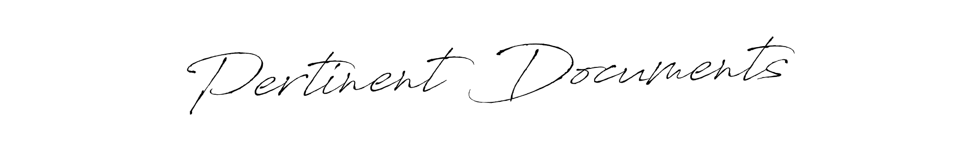 How to make Pertinent Documents name signature. Use Antro_Vectra style for creating short signs online. This is the latest handwritten sign. Pertinent Documents signature style 6 images and pictures png
