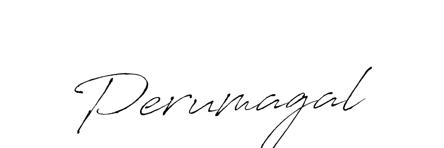 Design your own signature with our free online signature maker. With this signature software, you can create a handwritten (Antro_Vectra) signature for name Perumagal. Perumagal signature style 6 images and pictures png