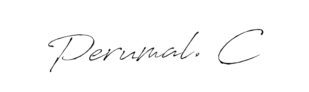 Use a signature maker to create a handwritten signature online. With this signature software, you can design (Antro_Vectra) your own signature for name Perumal. C. Perumal. C signature style 6 images and pictures png