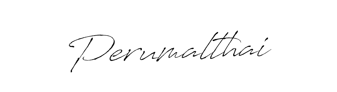 Use a signature maker to create a handwritten signature online. With this signature software, you can design (Antro_Vectra) your own signature for name Perumalthai. Perumalthai signature style 6 images and pictures png