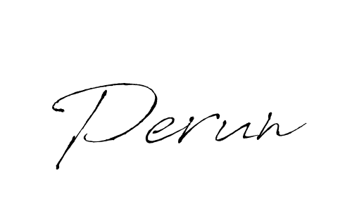 How to make Perun name signature. Use Antro_Vectra style for creating short signs online. This is the latest handwritten sign. Perun signature style 6 images and pictures png